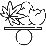 Icon showing compost materials that can be mixed to compost a used Birchwood & Bark Eco-Cover